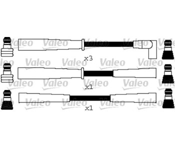 Комплект запалителни кабели VALEO за CITROEN BX (XB) от 1983 до 1992