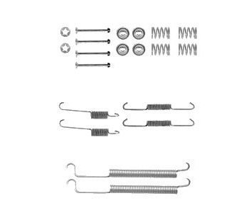 Комплект принадлежности, спирани челюсти DELPHI за CITROEN BERLINGO (M) товарен от 1996 до 2011