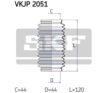Комплект маншон, полуоска SKF за PEUGEOT 405 II (4B) от 1992 до 1999