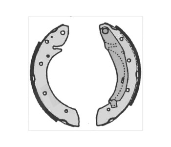 Комплект спирачни челюсти STARLINE за RENAULT MEGANE SCENIC (JA0/1_) от 1996 до 1999