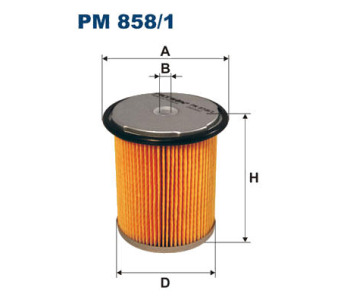Горивен филтър FILTRON PM 858/1 за CITROEN EVASION (22, U6) от 1994 до 2002