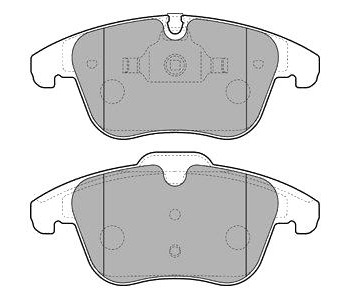 Комплект спирачни накладки DELPHI за PEUGEOT 508 I (8D_) от 2010 до 2018