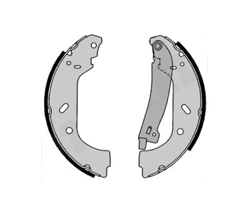 Комплект спирачни челюсти STARLINE за CITROEN JUMPY I (BS, BT, BY, BZ) товарен от 1994 до 2006