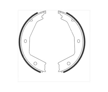Комплект спирачни челюсти, ръчна спирачка STARLINE за CITROEN EVASION (22, U6) от 1994 до 2002