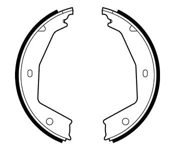 Комплект спирачни челюсти, ръчна спирачка DELPHI за CITROEN EVASION (22, U6) от 1994 до 2002