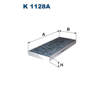 Филтър купе (поленов филтър) FILTRON K 1128A за CITROEN JUMPY I (BS, BT, BY, BZ) товарен от 1994 до 2006