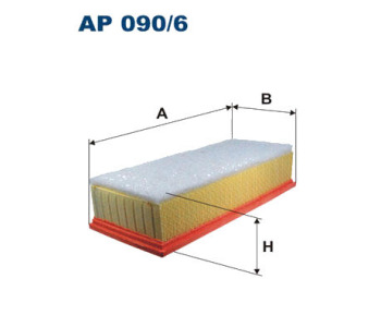 Въздушен филтър FILTRON AP 090/6 за LANCIA PHEDRA от 2002 до 2010