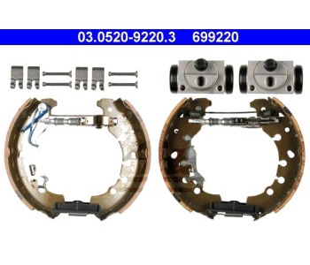 Комплект спирачни челюсти ATE за FIAT PANDA (169) ван от 2004 до 2012
