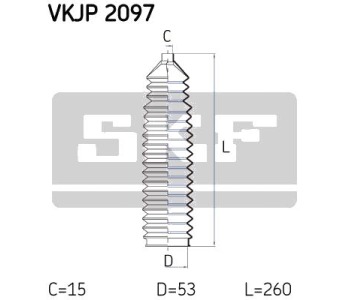 Комплект маншон, полуоска SKF за CITROEN JUMPER I (230L) товарен от 1994 до 2002