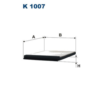 Филтър купе (поленов филтър) FILTRON K 1007 за PEUGEOT PARTNER (5) Origin товарен от 1996 до 2008