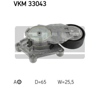 Обтящна ролка, пистов ремък SKF VKM 33043 за CITROEN C2 (JM) от 2003 до 2009