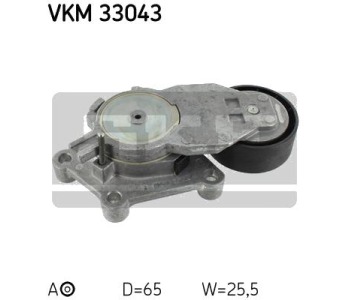 Обтящна ролка, пистов ремък SKF VKM 33043 за PEUGEOT 206 (2E/K) комби от 2002 до 2009