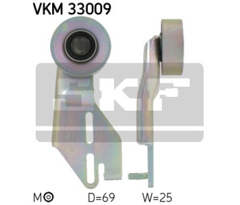 Обтящна ролка, пистов ремък SKF VKM 33009 за PEUGEOT 106 I (1A, 1C) от 1991 до 1996