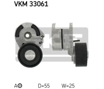 Обтящна ролка, пистов ремък SKF VKM 33061 за CITROEN C5 II (RE) комби от 2004 до 2008