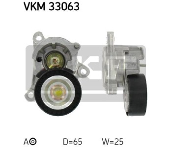 Обтящна ролка, пистов ремък SKF VKM 33063 за CITROEN C4 I (LC) от 2004 до 2011