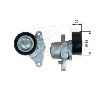 Обтящна ролка, пистов ремък GATES T39377 за PEUGEOT 2008 от 2013