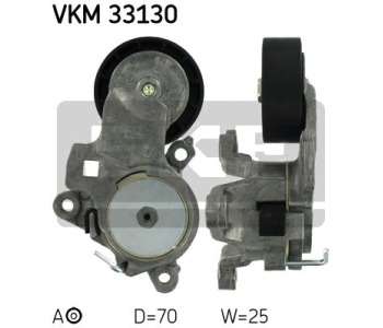 Обтящна ролка, пистов ремък SKF VKM 33130 за CITROEN C5 III (RD) от 2008 до 2017