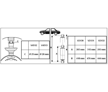 Амортисьор, газов MONROE за FIAT DUCATO (250) платформа от 2006