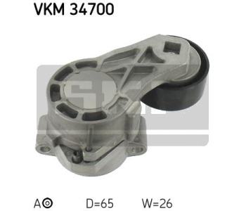 Обтящна ролка, пистов ремък SKF VKM 34700 за FORD TRANSIT CUSTOM товарен от 2012