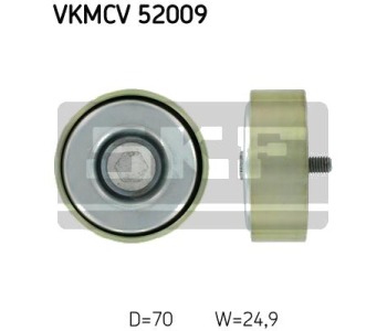Паразитна/ водеща ролка, пистов ремък SKF VKMCV 52009 за CITROEN JUMPER I (230P) пътнически от 1994 до 2002