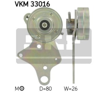 Обтящна ролка, пистов ремък SKF VKM 33016 за CITROEN JUMPER I (230) платформа от 1994 до 2002