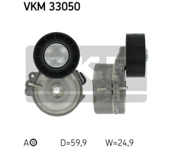 Обтящна ролка, пистов ремък SKF VKM 33050 за PEUGEOT EXPERT (223) платформа от 1995 до 2006