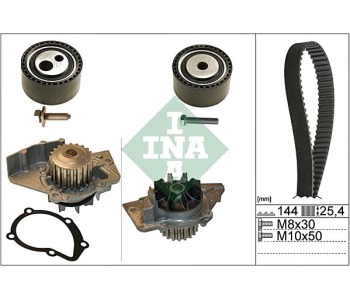 Водна помпа+ к-кт ангренажен ремък INA 530 0474 30 за PEUGEOT EXPERT (222) товарен от 1995 до 2006