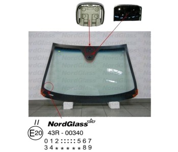 Челно стъкло NordGlass за CHEVROLET CAPTIVA (C100, C140) от 2006 до 2011