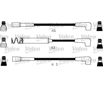 Комплект запалителни кабели VALEO за OPEL ASCONA C (81_, 86_, 87_, 88_) седан от 1981 до 1988