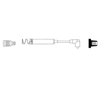 Запалителен кабел BOSCH за OPEL COMBO A (38_, 48_) KADETT E от 1986 до 1994
