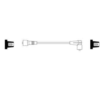 Запалителен кабел BOSCH за OPEL KADETT E (T85) седан от 1984 до 1993