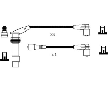 Комплект запалителни кабели VALEO за OPEL ASTRA F (55_) товарен от 1991 до 1999