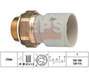 Термошалтер, вентилатор на радиатора EPS 1.850.649 за OPEL VECTRA A (J89) хечбек от 1988 до 1995