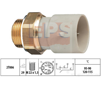 Термошалтер, вентилатор на радиатора EPS 1.850.655 за OPEL ASTRA F (53_, 54_, 58_, 59_) хечбек от 1991 до 1998