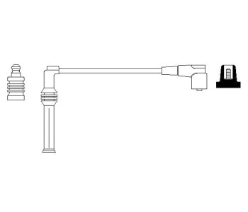 Запалителен кабел BOSCH за OPEL KADETT E (T85) хечбек от 1984 до 1991