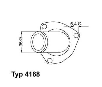 Термостат, охладителна течност 92°C WAHLER за OPEL ASTRA F (56_, 57_) седан от 1995 до 1998