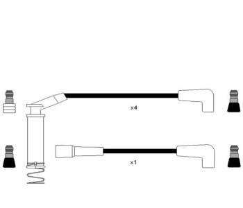Комплект запалителни кабели NGK за OPEL VECTRA A (J89) хечбек от 1988 до 1995