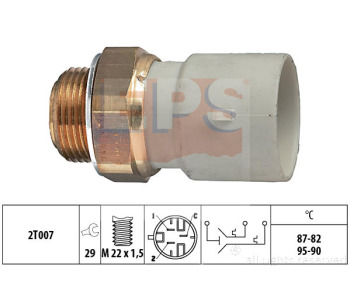 Термошалтер, вентилатор на радиатора EPS 1.850.645 за OPEL ASTRA F (53_, 54_, 58_, 59_) хечбек от 1991 до 1998