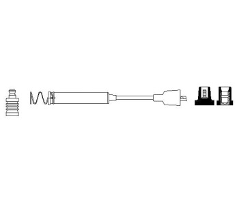 Запалителен кабел BOSCH за OPEL OMEGA A (V87) комби от 1986 до 1994