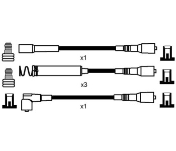 Комплект запалителни кабели NGK за OPEL VECTRA A (J89) седан от 1988 до 1995