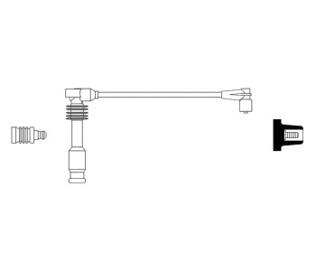 Запалителен кабел BOSCH за OPEL ASTRA F (53_, 54_, 58_, 59_) хечбек от 1991 до 1998