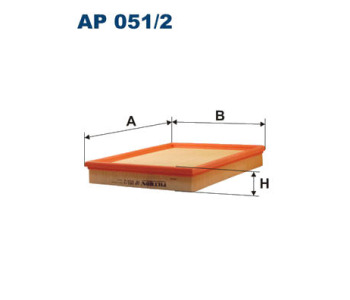 Въздушен филтър FILTRON AP 051/2 за OPEL ASTRA G (F07_) купе от 2000 до 2005