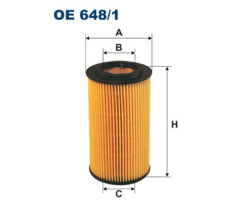 Маслен филтър FILTRON OE 648/1 за OPEL OMEGA B (V94) от 1994 до 2003