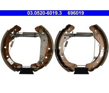 Комплект спирачни челюсти ATE за OPEL ASTRA G (F69_) седан от 1998 до 2009