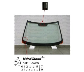 Челно стъкло NordGlass за OPEL ASTRA G (F70) товарен от 1999 до 2005