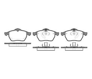 Комплект спирачни накладки ROADHOUSE за OPEL VECTRA B (J96) хечбек от 1995 до 2003
