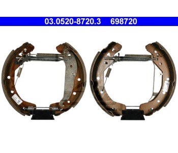 Комплект спирачни челюсти ATE за OPEL ASTRA H (L70) товарен от 2004 до 2013
