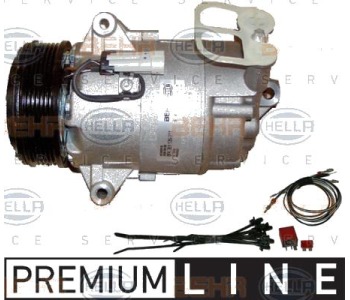 Компресор, климатизация HELLA 8FK 351 135-311 за OPEL ASTRA H (L48) хечбек от 2004 до 2014