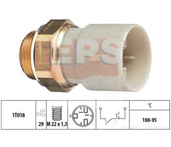 Термошалтер, вентилатор на радиатора EPS 1.850.147 за OPEL VECTRA A (J89) хечбек от 1988 до 1995