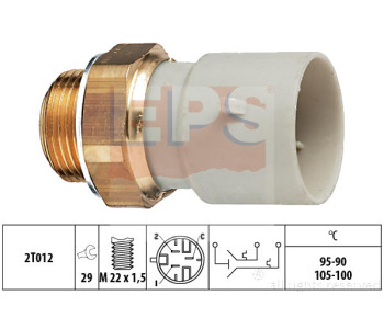 Термошалтер, вентилатор на радиатора EPS 1.850.639 за OPEL FRONTERA A (U92) от 1992 до 1998